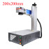 Fiber Laser Marking Machine Raycus 20W 30W 50W 70W 100W with Rotary Axis Metal Engraving Cutting Machine For Card Silver Gold
