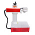 JPT MOPA M7 100W 60W Fiber Laser Metal Cut Colorful Marking Printer Engraver Machine with Ring Rotary Axis for Gold Silver