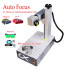 Auto Focus Fiber Laser Gold Silver Cutting Marking Machine Jpt Raycus 20W - 100W  Stainless Steel Metal Business Cards Engraver